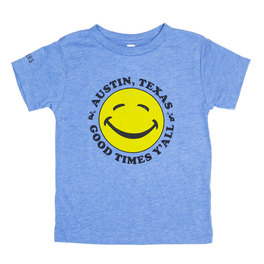 TYLER'S Toddlers' Austin Dazed Good Times Y'all Tee in blue