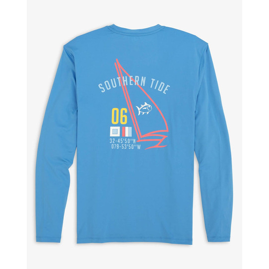 Southern Tide Men's ST Coordinates Long Sleeve Performance Tee