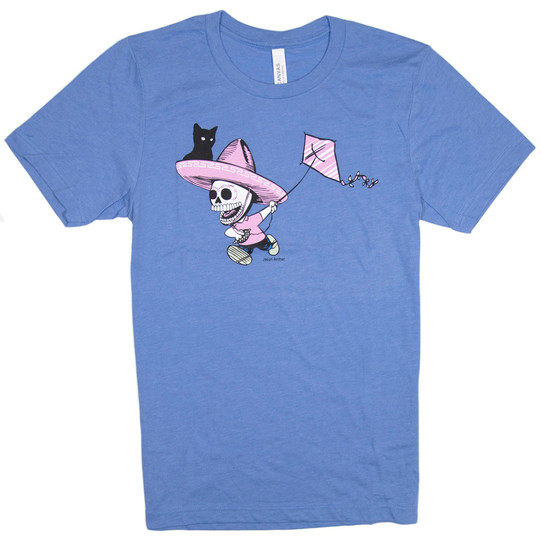Jason Archer Kite Tee in white with graphic design print