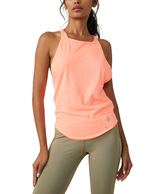 FP Movement Women's Adeline Pullover in hot watermelon colorway