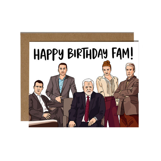 Succession Family Birthday Card