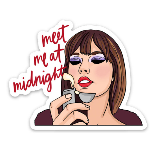 Meet Me At Midnight Sticker