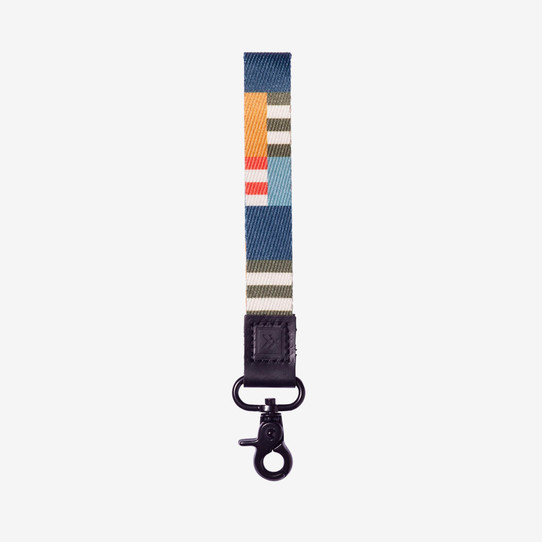 Faded Check Neck Lanyard