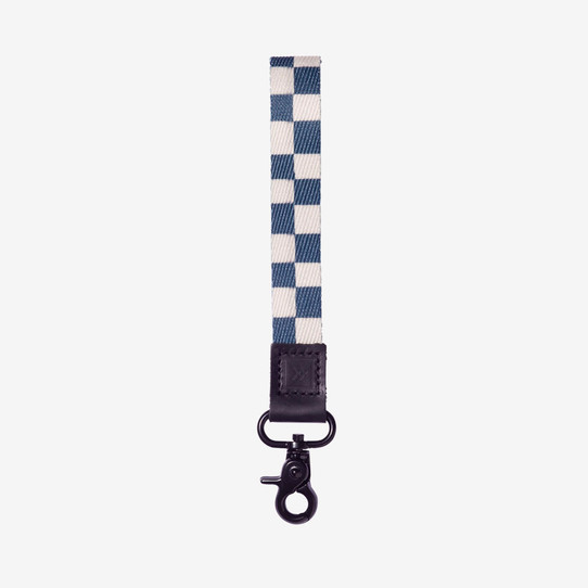 Faded Check Wrist Lanyard