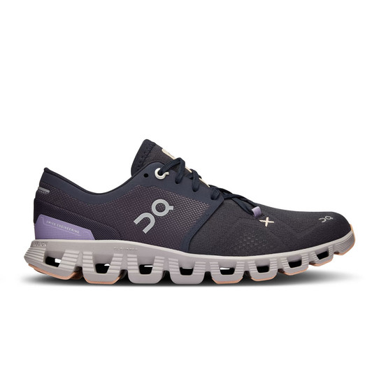 On Running Women's Cloud X 3 Running Welur shoes - Iron/Fade