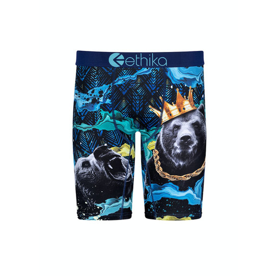 Ethika Boys' Primal Flo Boxer Briefs