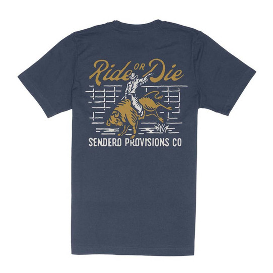 Sendero Provisions Co. Ride or Die T-Shirt navy back