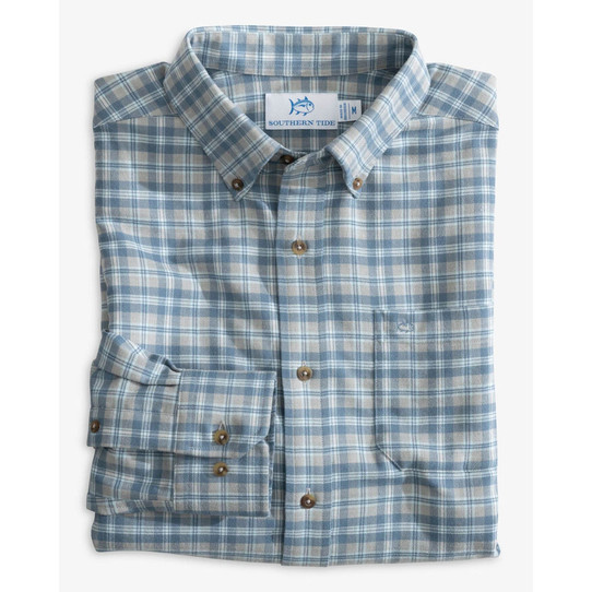 Southern Tide Men's Heather Lakewood Plaid Sport Shirt