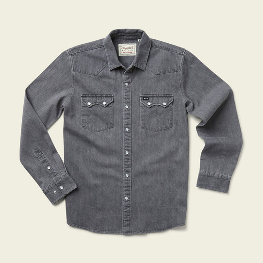 Howler Brother Men's Dust Up Denim Snapshirt