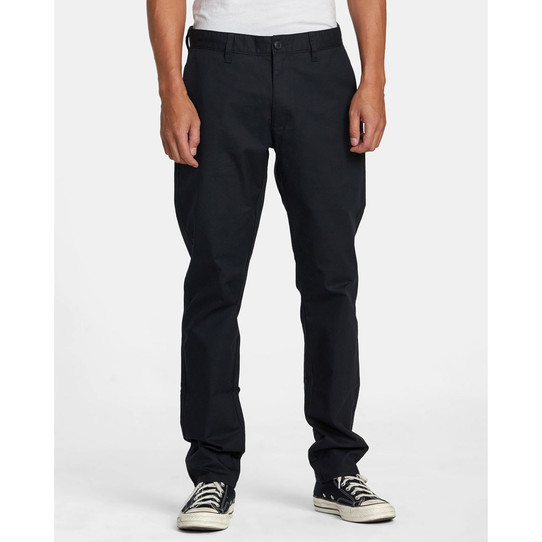 RVCA Men's Daggers Tech Technical Chinos in neutral tan