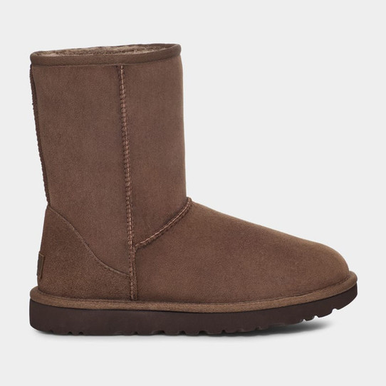 Ugg Women's Classic Short II Boots in Burnt Cedar three-quarter view