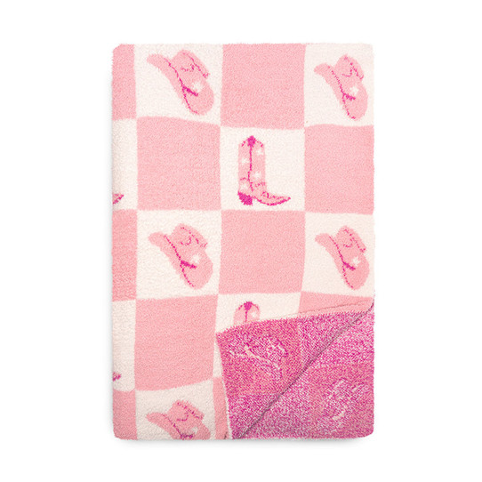 Living Royal Rodeo Check Blanket Living Royal Rodeo Check Blanket folded