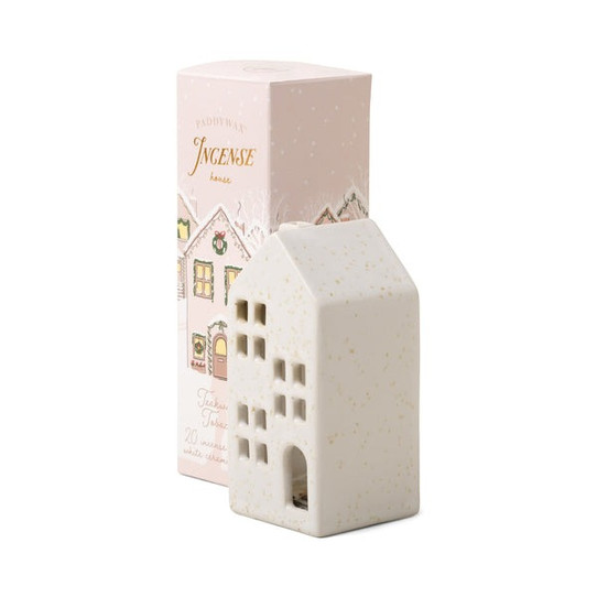 Paddywax Holiday Town Incense Cone Holder - House