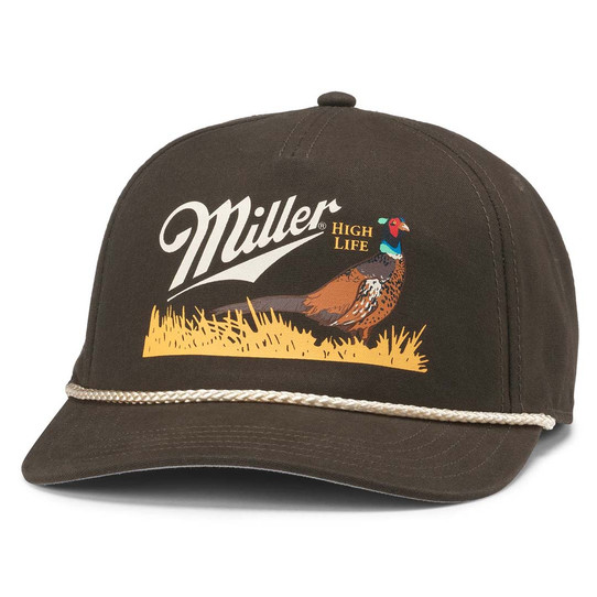 American Needle Miller white Cappy Snapback Hat