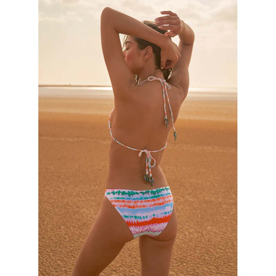 Maaji Women's Rainbow Flirt Thin Side Reversible Bikini Bottoms