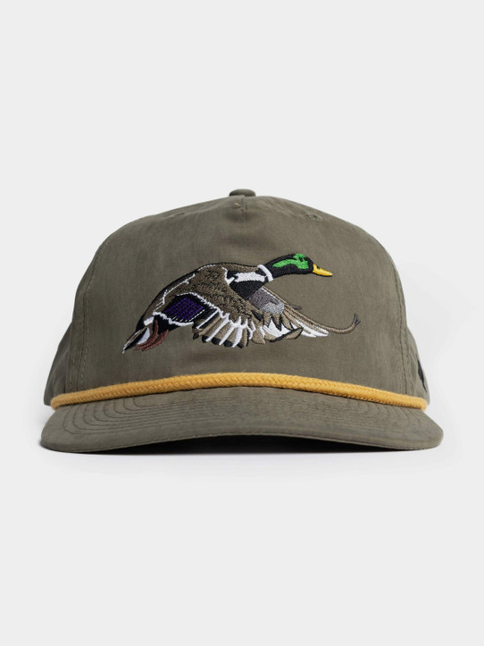 Duck Camp Mallard Snapback Hat in Military Green Duck Camp Mallard Snapback Hat in Military Green