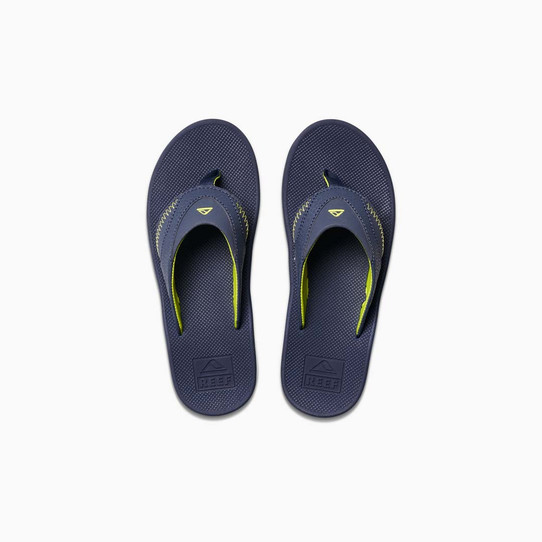 The The average weight of a running shoe Sandal in the colorway Lime/ Navy