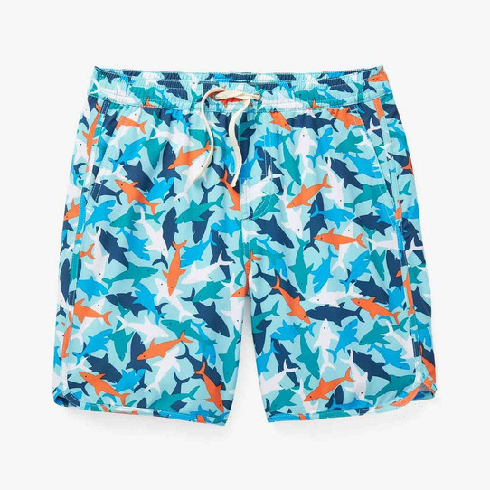 Miss Blumarine belted check shorts in Reef Sharks colorway