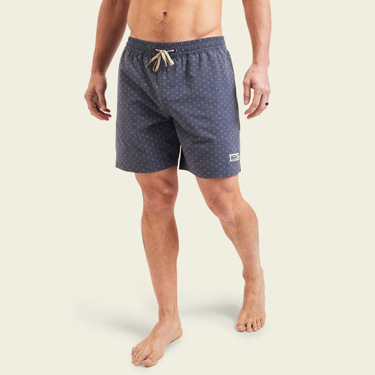 The Howler Brothers Men's Deep Set Boardshorts in the Little Puddles: Nightfall Colorway