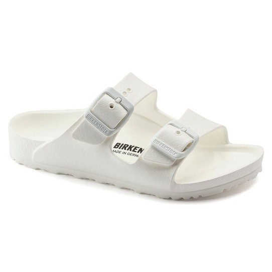 The Birkenstock A closer look at Kim Kardashians sneakers in the colorway White Eva