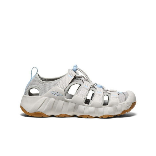 Keen Women's Hyperport H2 Sandals Alloy and Skyway front view