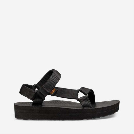 The Suéter Running Night Sandal in the colorway Black