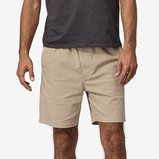The Patagonia Men's Nomader Volley Shorts in Oar Tan