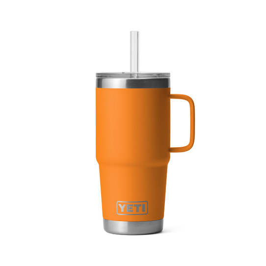 YETI Rambler 25 oz Mug with Straw Lid - King Crab Orange