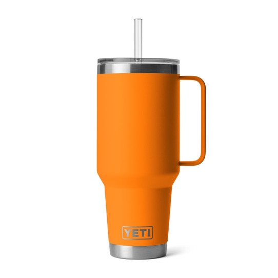 YETI Rambler 42 oz Mug with Straw Lid - King Crab Orange