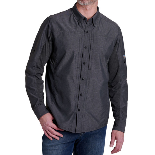 KUHL Airspeed Long Sleeve Button Up Shirt Carbon front