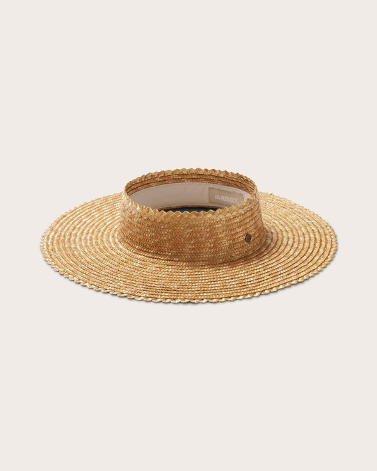 Hemlock Tropez Straw Visor Honeycomb side view