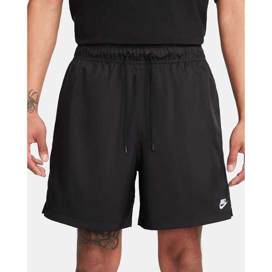 The Nike Men's Woven Club Flow Shorts in Black