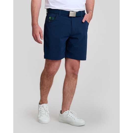 The Parkchester logo-print T-shirt Men's Classic 7 inch Shorts in Navy