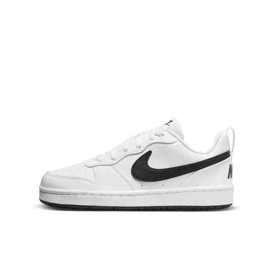 The Nike Big Kids Court Borough Low Recraft puma Shoes in White/Black