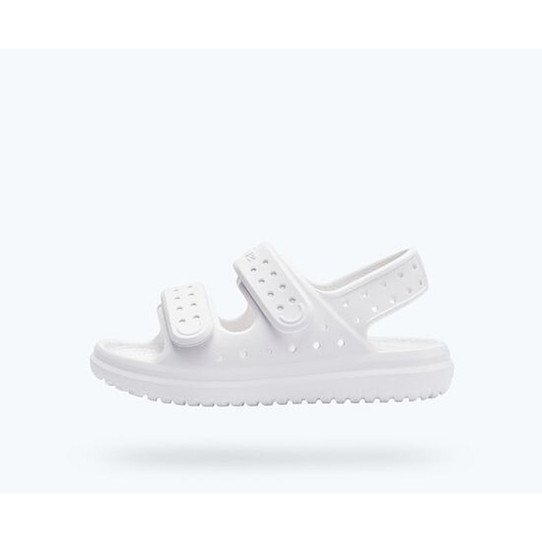 The Philipp Plein TM flat sandals in White