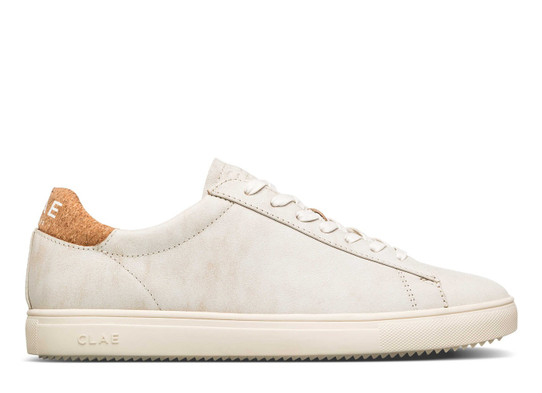 Clae Men's Bradley Distressed Lazer in Distressed Leather Cork