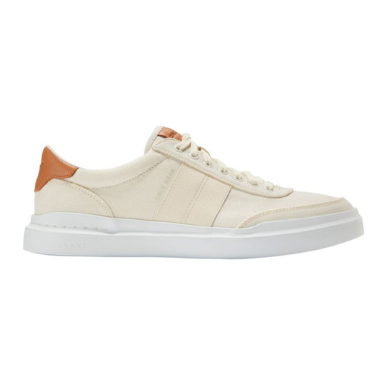 The Cole Haan Men's Grandpro Rally Canvas competici shoes in White