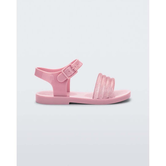 The Mini Melissa Mar Wave BB in the colorway Pink Glitter