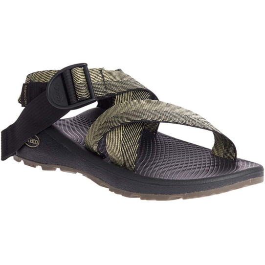The Chaco Men's Mega Z/Cloud Sandals in the Odds Black Colorway