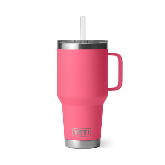 YETI Rambler 35 oz Mug with Straw Lid - Tropical Pink