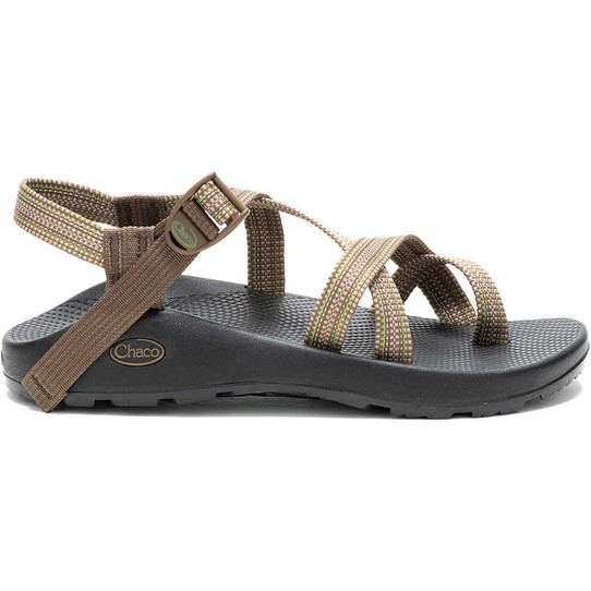 The Chaco slingback leather sandals Black in the Hitch Coffee Colorway