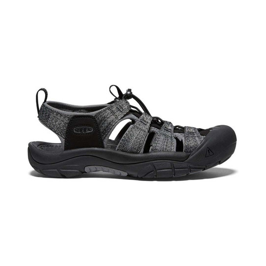 Keen Men's Newport H2  in Black/Steel Grey colorway