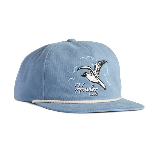 Howler Brothers Men's Soarin’ Seagull:Indigo Unstructured Snapback