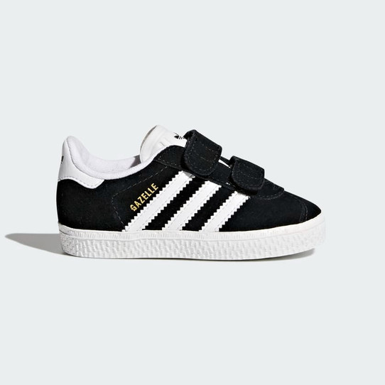 Adidas Toddlers' Gazelle Sneakers in Black/White colorway Adidas Toddlers' Gazelle Sneakers in Black/White colorway