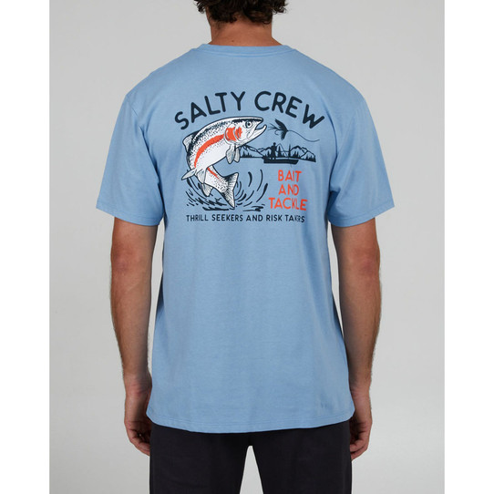 The Salty Crew clothing women men caps footwear T Shirts in Marine Blue