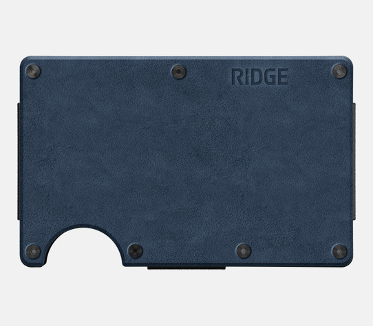 The Ridge Cobalt Leather Wallet