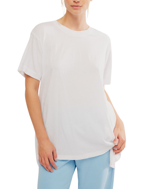 FP Movement Women's Leg Day Tee in White side view