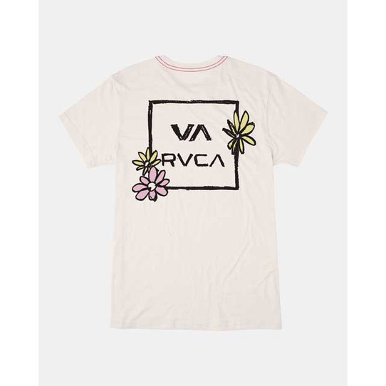 The RVCA Men's VA All the Way Tee in Antique White
