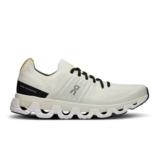 The On Running Men's Cloudswift 3 Running gant shoes in the Ivory and Black Colorway