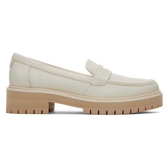 The TOMS Women's Cara Loafers in the Light Sand Colorway